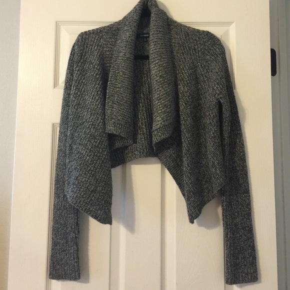 Express Small Sweater - Gray with Sparkle - Short