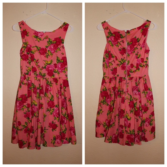 Floral Rose Formal Dress