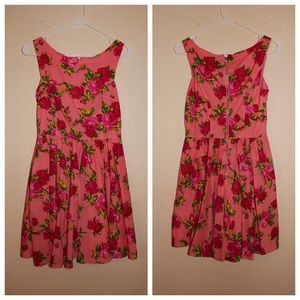 Floral Rose Formal Dress
