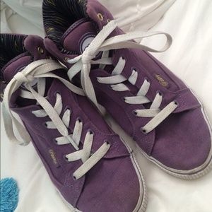 Purple "Justin Bieber" sneakers