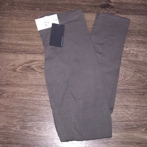 Gray long leggings