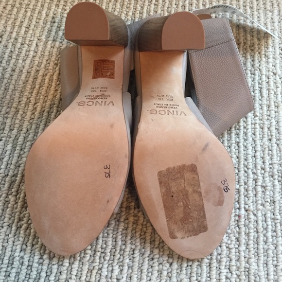 Vince ankle wrap super cue shoes.Size 7 taupe  tan - Picture 4 of 4