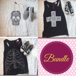 3 Racerback tank bundle !
