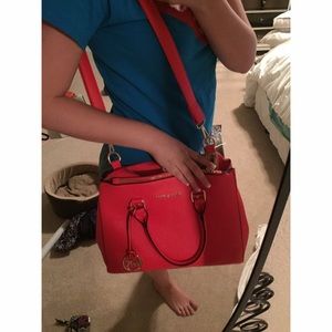 Michael Kors chili pepper tote