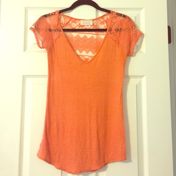 Zara Knit Top - Small - Orange