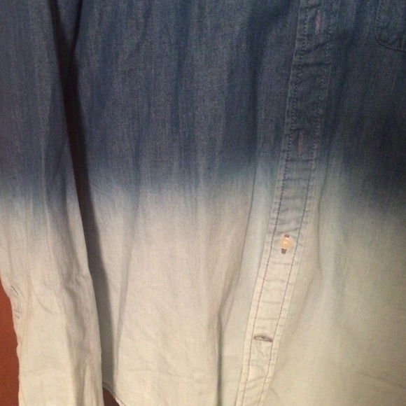Chambray button down top. - Picture 3 of 3