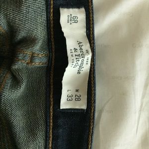 Abercrombie dark wash jeans