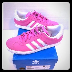 Pink/White Adidas Sneakers