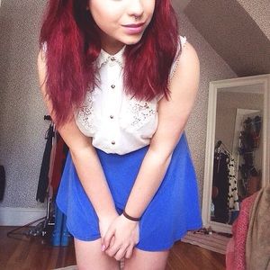 White collared shirt