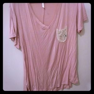 Light pink top!