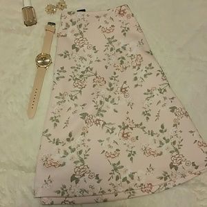 Forever 21 floral skater skirt NWT