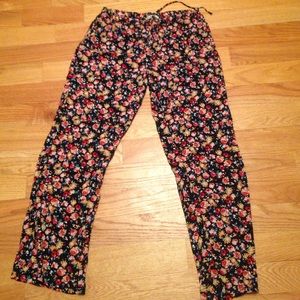 Draw string flowy pants