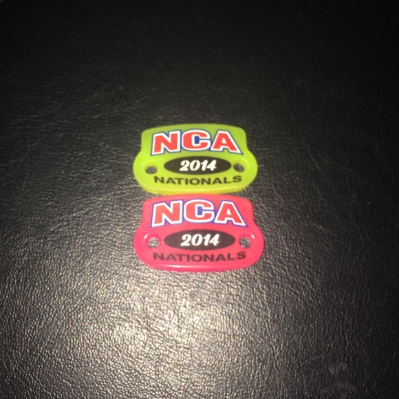 NCA cheer shoe tags