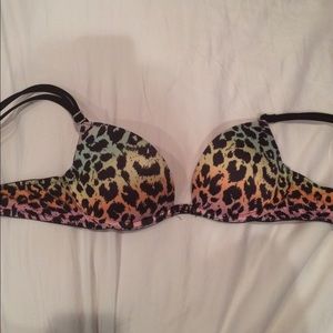 tie dye cheetah bra