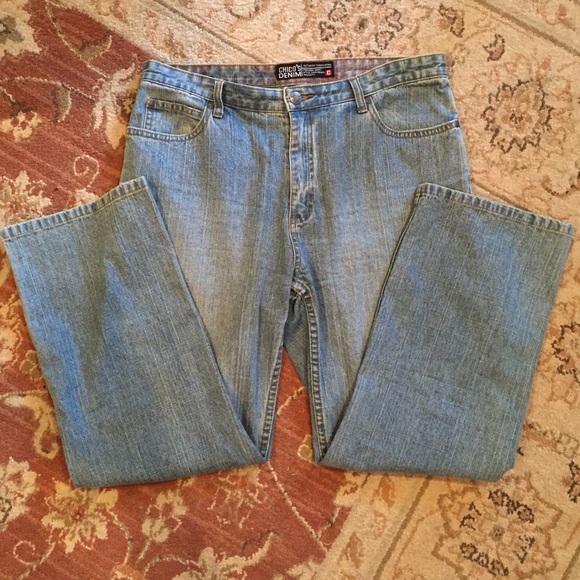 Chico's Jeans Chicos White Washed Denim Cropped Jeans Poshmark