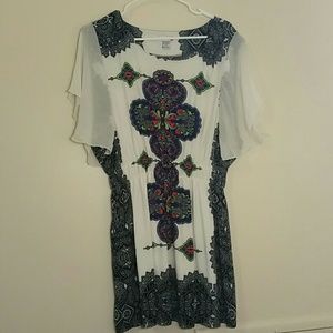 Tribal printed Body Central Dress