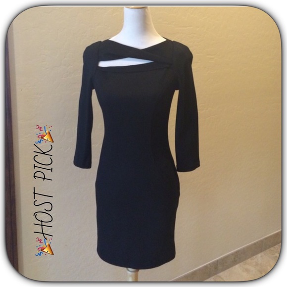 Diane von Furstenberg Dresses & Skirts - Diane Von Furstenberg Black Wool Knit Dress🎉HP🎉