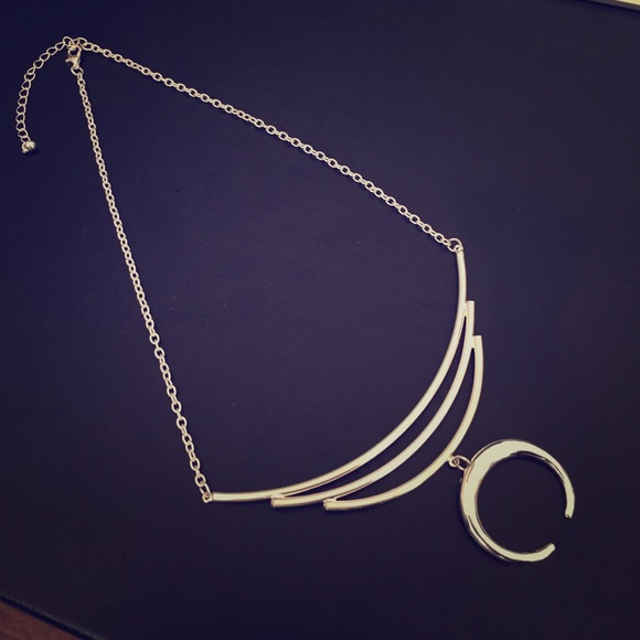 Crescent moon necklace