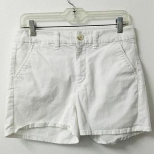 American Eagle White High Rise Shorts