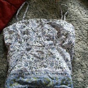 Flowery tank top