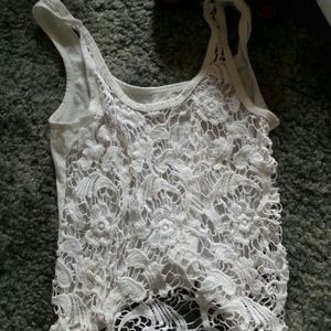 Lace tank top