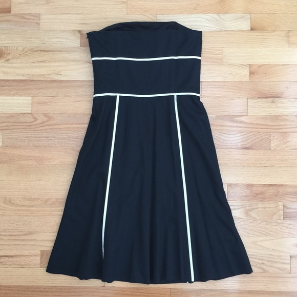 ANN TAYLOR | Black & White Dress - Picture 2 of 4