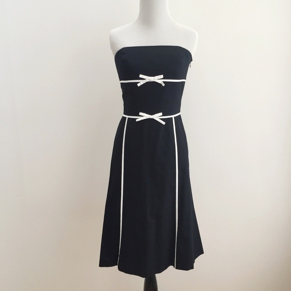 ANN TAYLOR | Black & White Dress - Picture 3 of 4