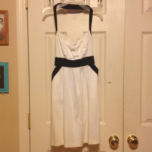 Black and white dress