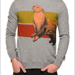 Grey otter sweater. Gently used