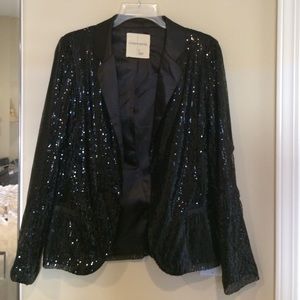 Black sequin blazer