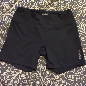 Size small reebok workout spandex. Medium length.