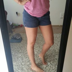 Abercrombie & Fitch navy blue shorts