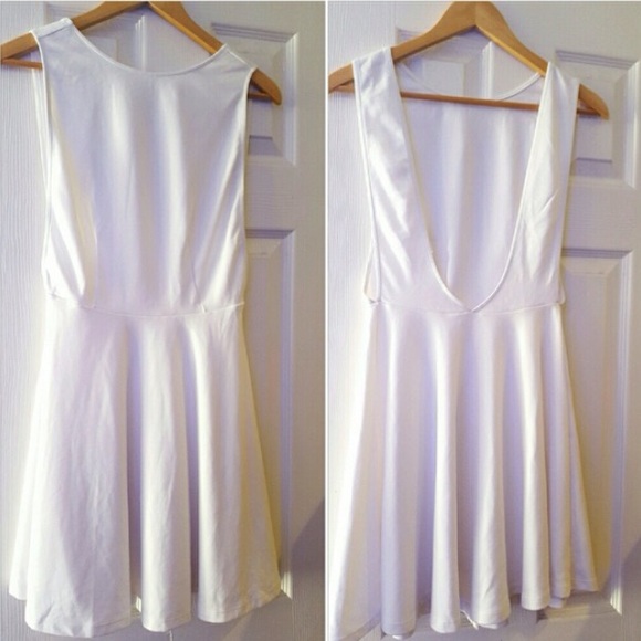 White Ponte Sleeveless Dress