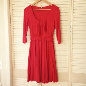 RESERVED Bailey 44 basket-weave jersey dress.