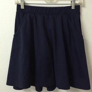 Cotton On Navy Blue Skater Skirt