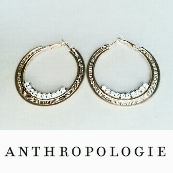 Gold Etched Hoops