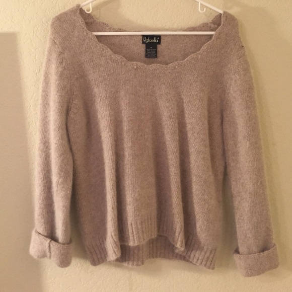 Taupe furry crop top