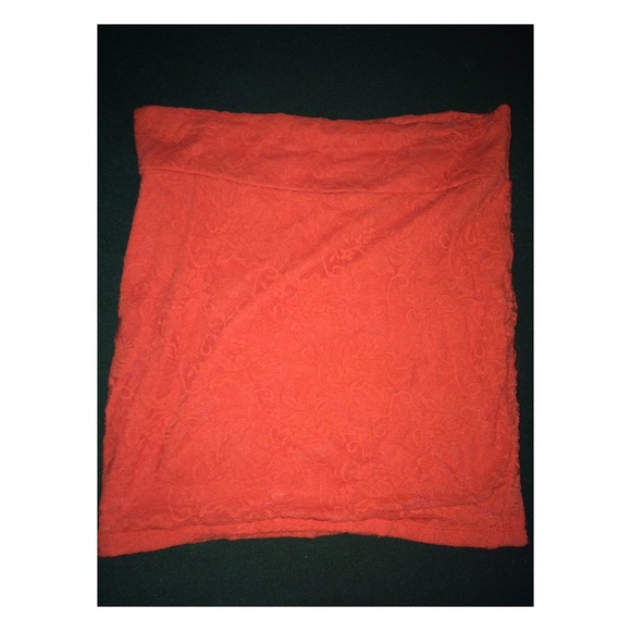 Charlotte Russe Lace Pencil Skirt