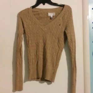 Tan American Eagle sweater