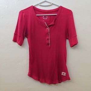 🎈5/$15 💕HP! Red half-sleeved shirt