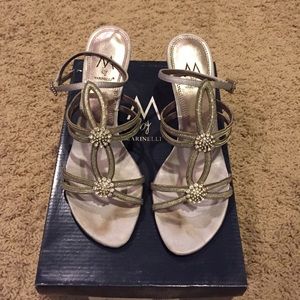 M by Marinelli Ffrica Silver Sandal