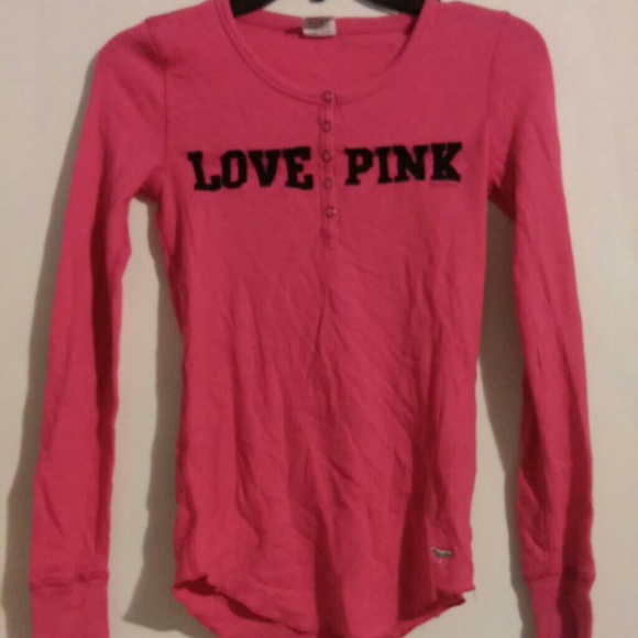 PINK pajama top