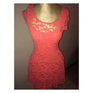 Orange Lace Dress!