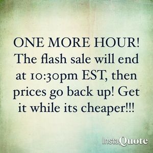 ONE MORE HOUR⚡️⚡️⚡️