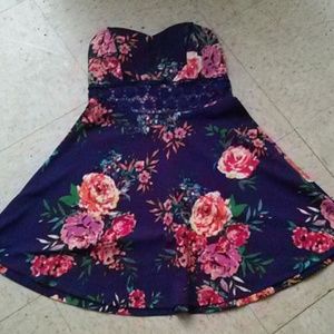floral mini dress