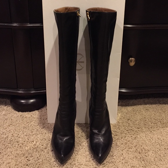 dee keller - Barbra - Black Leather Boots