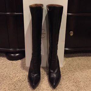 dee keller - Barbra - Black Leather Boots