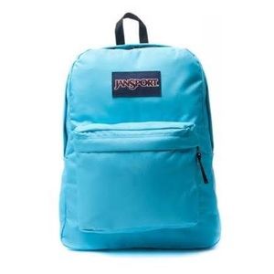Blue jansport backpack
