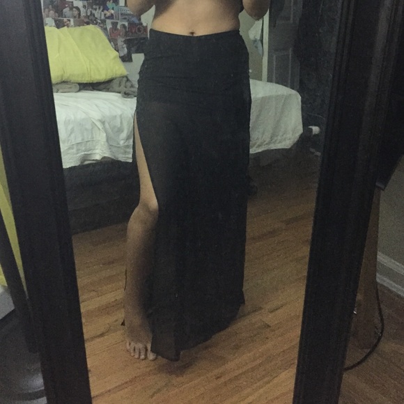 Black skirt