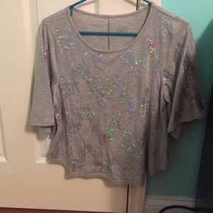 sequined Justice top